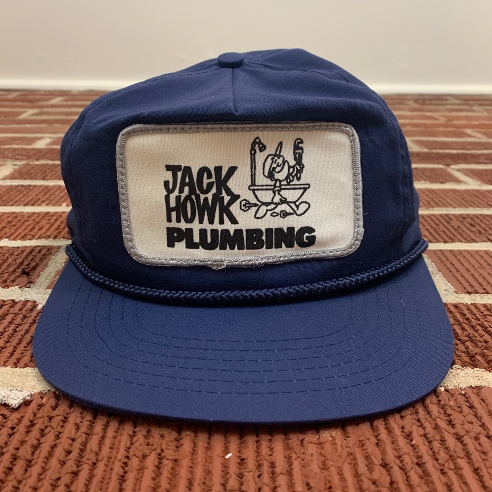 VTG Plumber’s Navy Blue Snap Back Trucker Hat